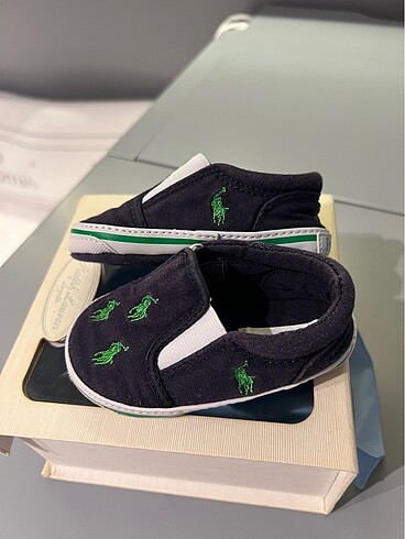 Ralph Lauren Orjinal Bebek Ayakkabı - Görsel 5