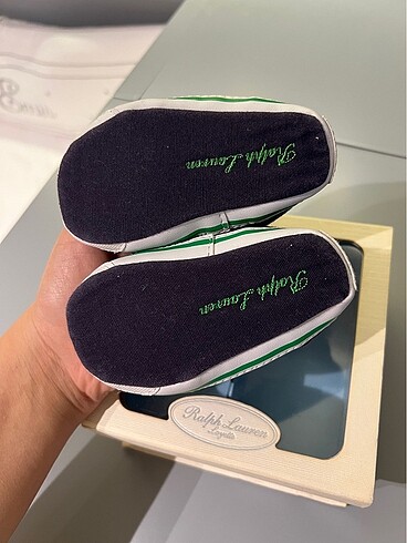 Ralph Lauren Orjinal Bebek Ayakkabı - Görsel 7