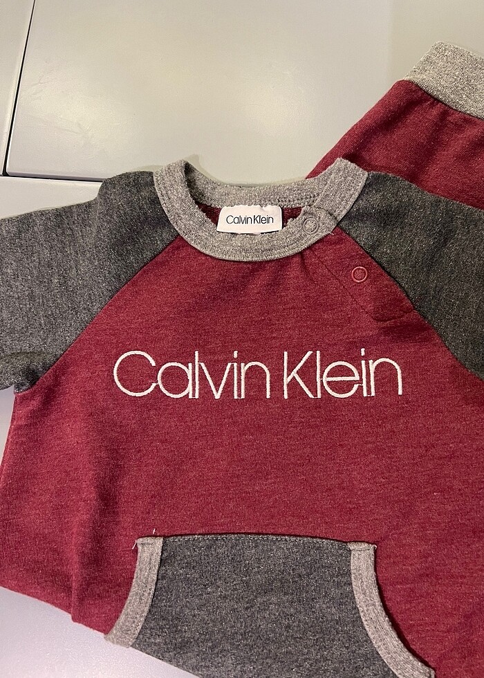 Calvin Klein Orjinal Bebek Tulum - Görsel 3