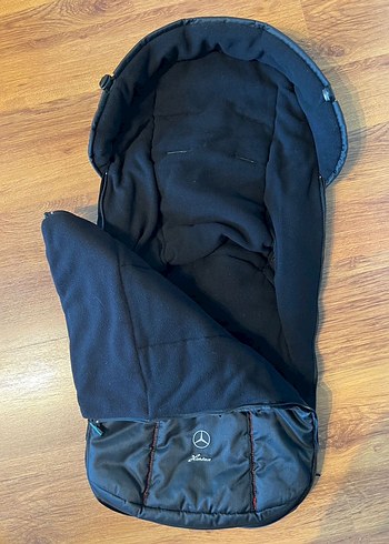 Mercedes Benz GTR Bebek Arabası Ayak Kılıfı Gri Hartan Footmuff - Görsel 5