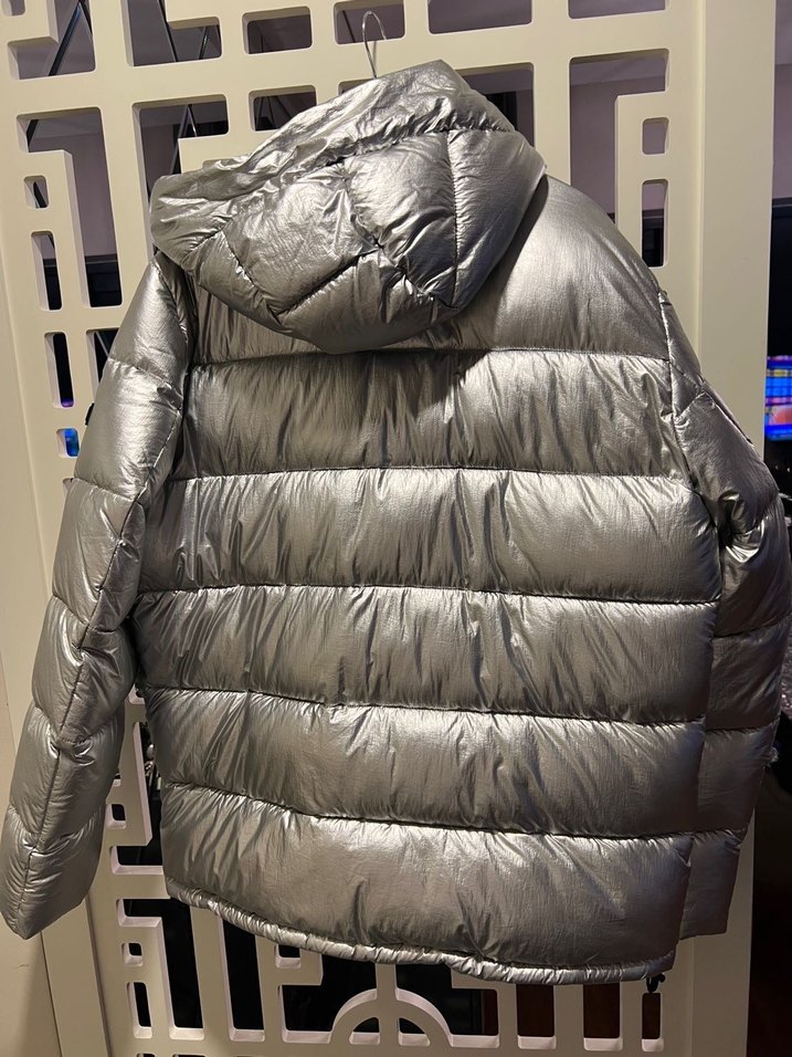 Calvin Klein Gri Metalik Erkek Mont Kaban - Görsel 4