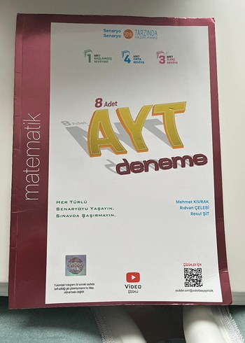 8 Adet AYT Matematik Deneme Kitabı