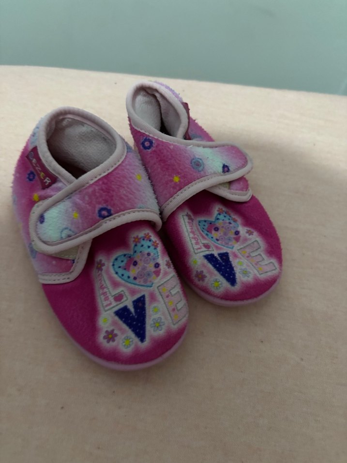 Kız Çocuk Pembe Sıcak Ev Terliği panduf - Görsel 2