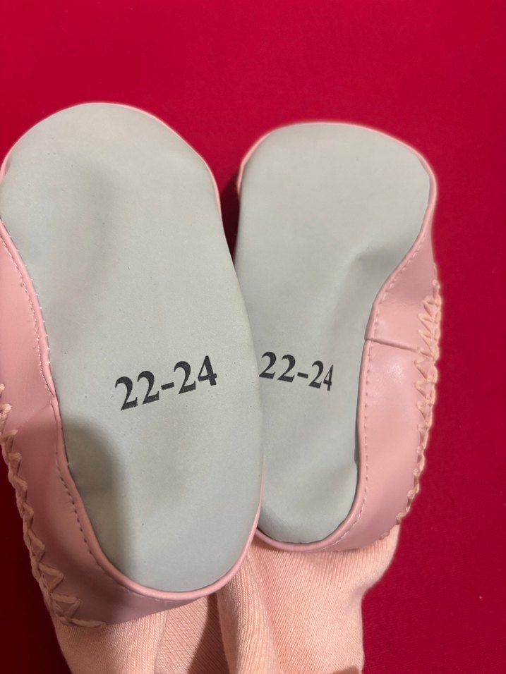 LCW Kız Çocuk Pembe Örgü Sıcak Ev Terliği - Görsel 3