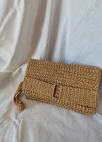 El örgüsü clutch çanta