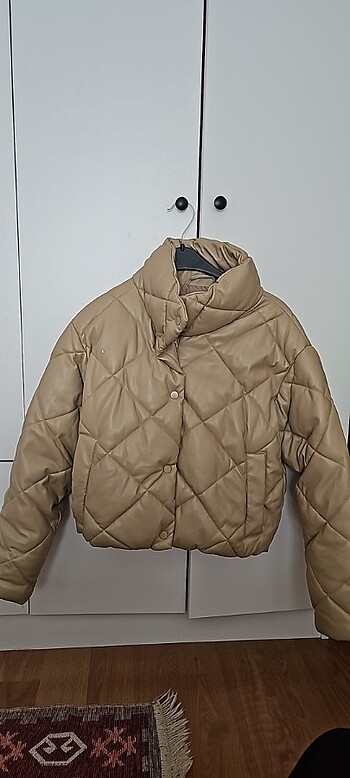 Stradivarius Deri,yumuşacık çok sıcak tutan mon