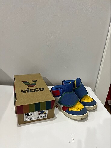 25 Beden mavi Renk Vicco 25 numara ayakkbı