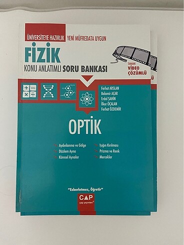  Beden çap yayınları tyt fizik seti