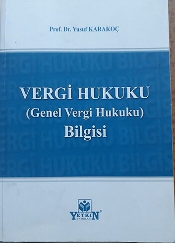 Vergi Hukuku (Genel Vergi Hukuku) Bilgisi