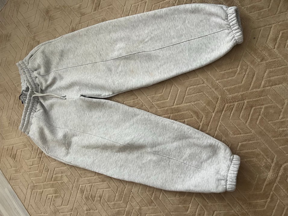 Gri Kadın Fermuarlı Rahat Kesim Eşofman - Görsel 5