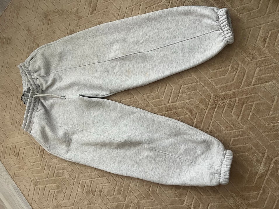 Gri Kadın Fermuarlı Rahat Kesim Eşofman - Görsel 2