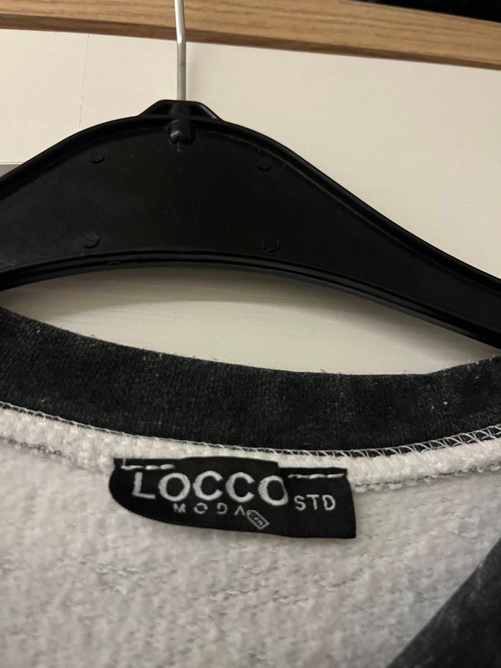 Pamuklu Siyah-Beyaz Çizgili Kadın Kazak çizgili sweatshirt - Görsel 5