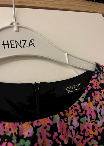 Çiçekli Uzun Kollu Midi Elbise çiçekli elbise mini elbise - Görsel 5