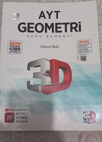 3d yayınları ayt geometri soru bankası