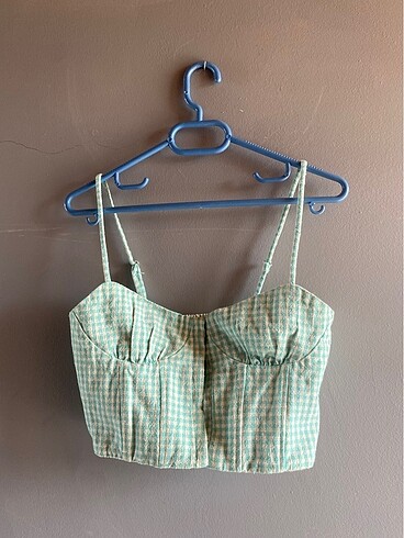 zara askılı crop