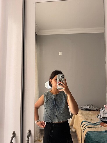 xs Beden Sırtı açık bluz