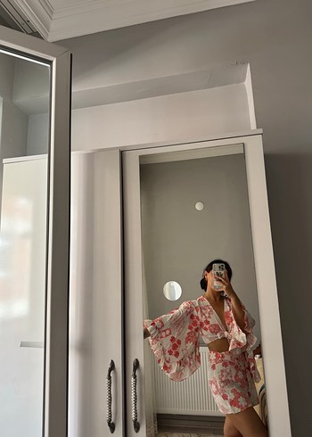 Pembe Batik Desenli alt üst takım - Görsel 4