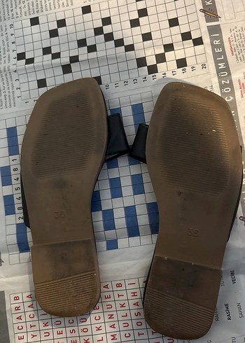 Diğer Siyah Kadın düz Terlik iade yoktur