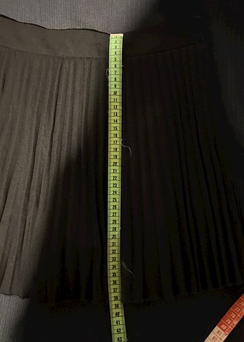 Zara Siyah Pilili Mini Etek - Görsel 4