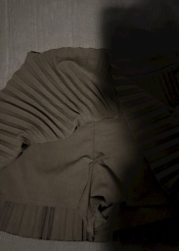 Zara Siyah Pilili Mini Etek - Görsel 6