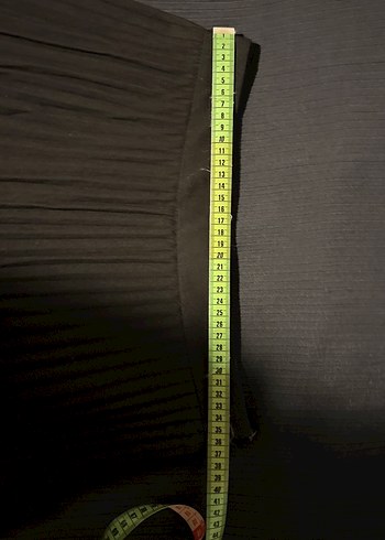 Zara Siyah Pilili Mini Etek - Görsel 2