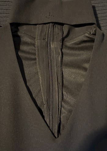 Zara gece davet düğün Kadın Siyah Uzun Tulum iade yoktur - Görsel 4