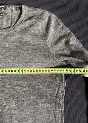 Massimo Dutti Gri Yün Kadın Kazak iade yoktur - Görsel 4