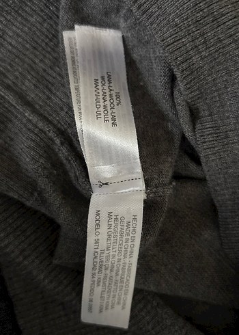 Massimo Dutti Gri Yün Kadın Kazak iade yoktur - Görsel 11