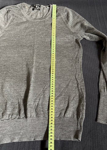 Massimo Dutti Gri Yün Kadın Kazak iade yoktur - Görsel 5