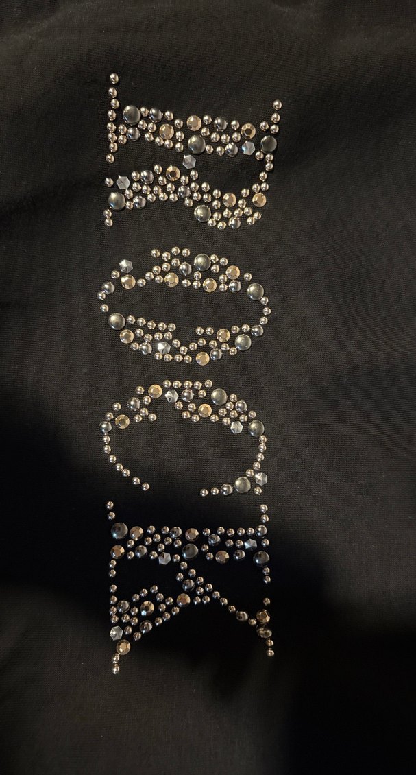 Pul Zımba Detaylı Siyah Rock Sweatshirt - Görsel 2