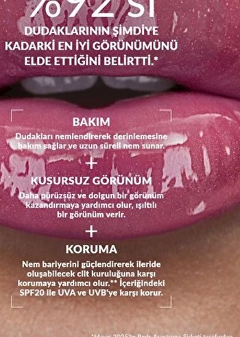 Avon Peptit Serumu İçeren Pembe Dudak Parlatıcısı - Görsel 4