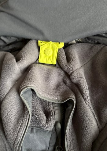 Jack Wolfskin Sarı Kadın Kapüşonlu Midi Mont - Görsel 5