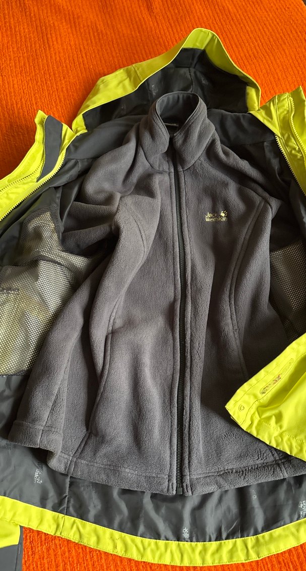 Jack Wolfskin Sarı Kadın Kapüşonlu Midi Mont - Görsel 2