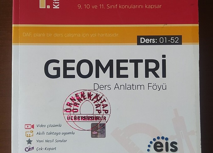 EİS YAYINLARI GEOMETRİ DERS ANLATIM FÖYÜ - TYT AYT GEOMETRİ