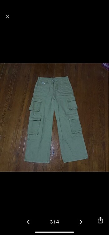 38 Beden Ragged kargo pantolon