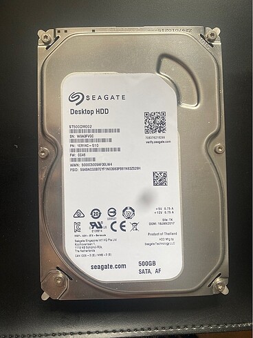 Seagate ST500DM002 500gb Harddisk