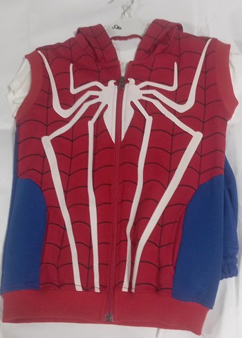 Erkek Çocuk spider-man Baskılı kapsonlu takim