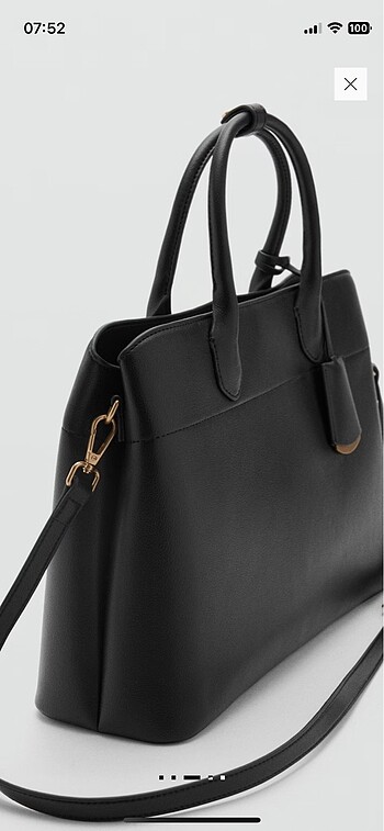  Beden Mango çift sağlı shopper çanta
