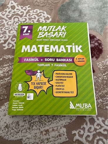 Muba 7. Sınıf matematik soru bankası
