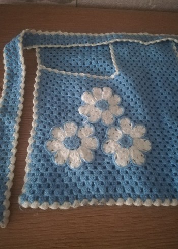 Nakışlı Mavi Mutfak Önlüğü - Görsel 2