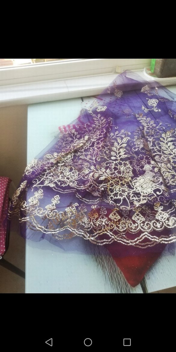 Mor Nakışlı Dantel Bohem - Görsel 3