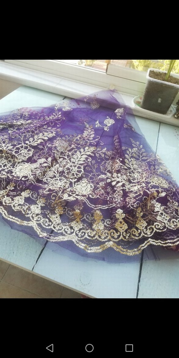 Mor Nakışlı Dantel Bohem - Görsel 2