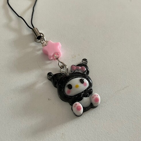 Kuromi telefon charm