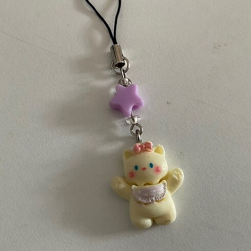 Kedi telefon charm