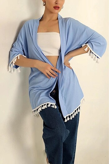 Diğer Bebek Mavisi Kimono