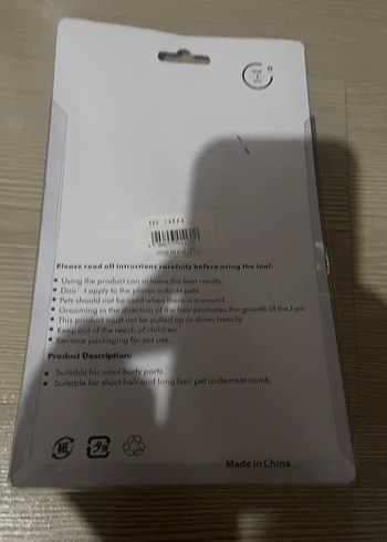 Kedi ve Köpek Tüy Tarağı - Görsel 3