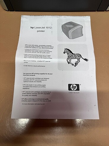 Hp Hp lazerjet 1012 yazıcı