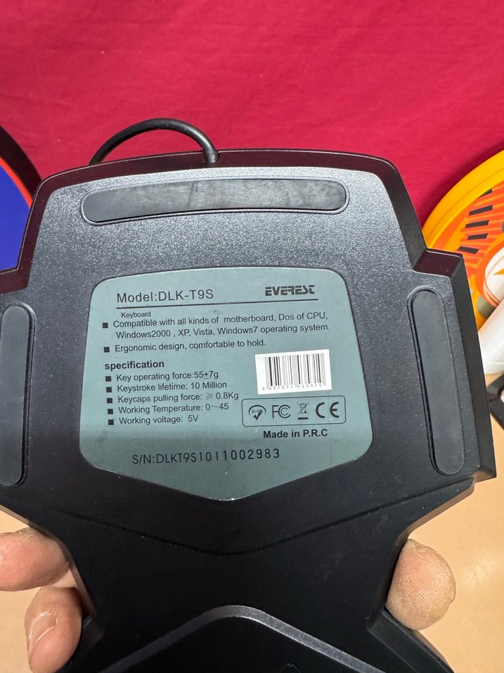 Everest Siyah Tek El Klavyesi - Görsel 4