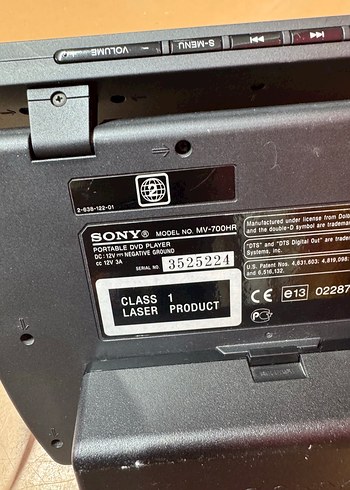 Sony DVD mv 700hr - Görsel 5