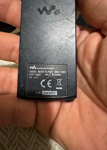 Sony mwz e383 Siyah Taşınabilir Müzik Çalar - Görsel 4